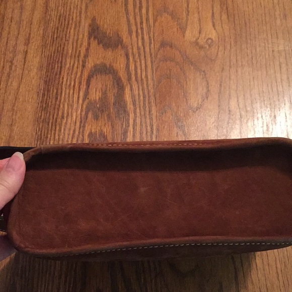 Cedeno Sturdy Leather and Tapestry Crossbody Bag - Picture 4 of 13